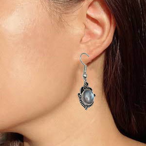 Pretty Attractive Labradorite Handmade Drop Dangle Stud Earring In 925 Sterling Silver Jewelry For Wedding & Anniversary