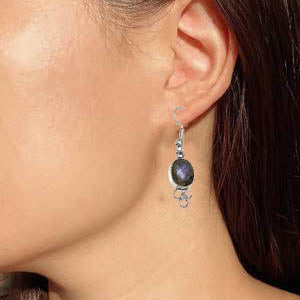 Pretty Attractive Labradorite Handmade Drop Dangle Stud Earring In 925 Sterling Silver Jewelry For Wedding & Anniversary