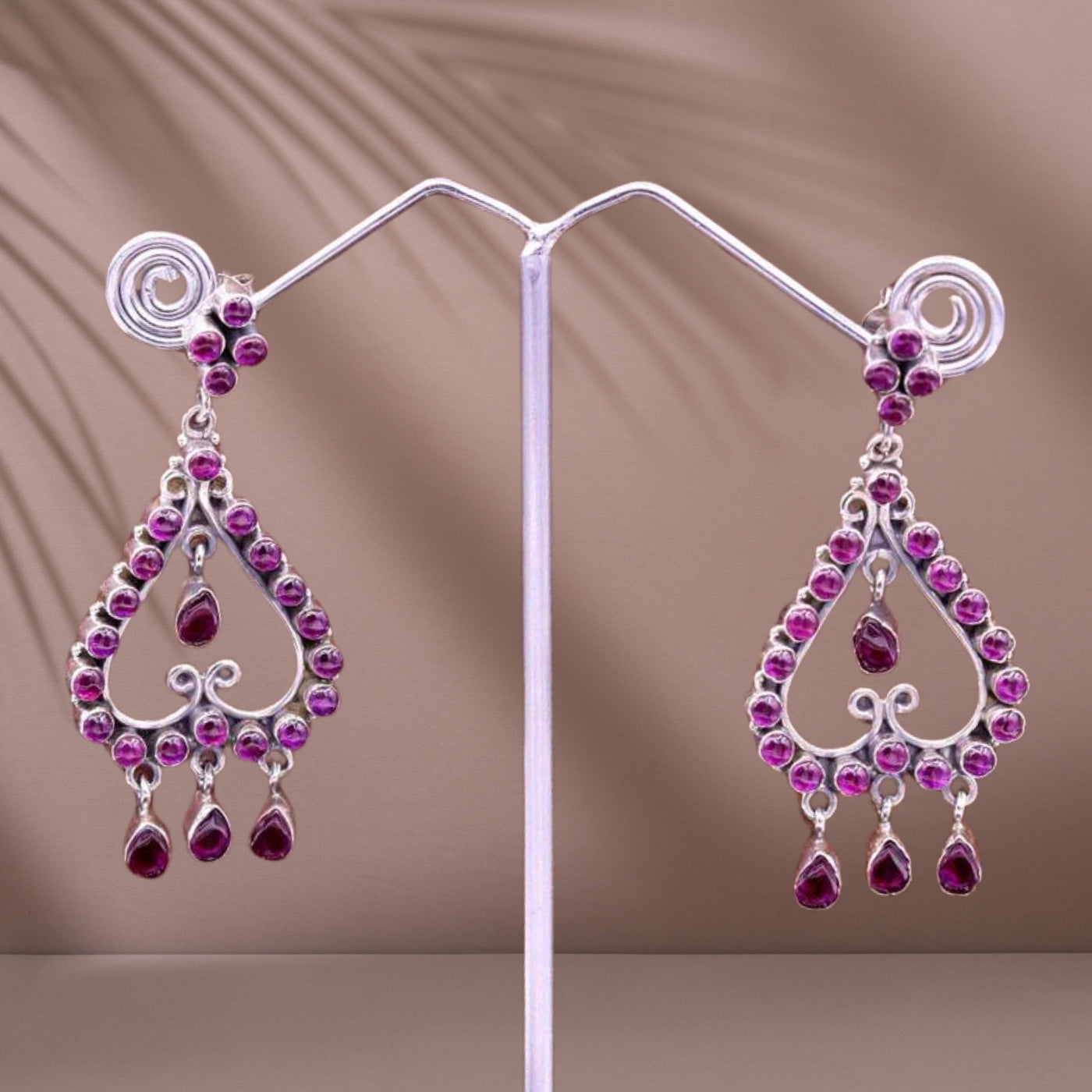 Pretty Attractive Purple amethyst cabcoun Handmade Drop Dangle Stud Earring In 925 Sterling Silver  Jewelry For Wedding & Anniversary