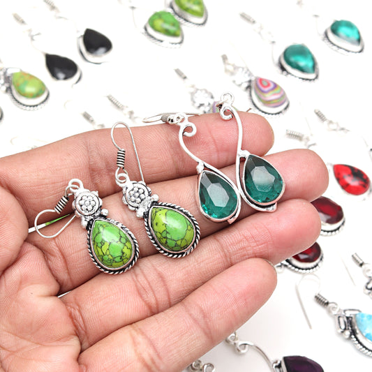 Mix Lot Earrings Handmade Jewelry Earrings 925silver Jewelry For Gift Unisex Women's Girls Gift For Her