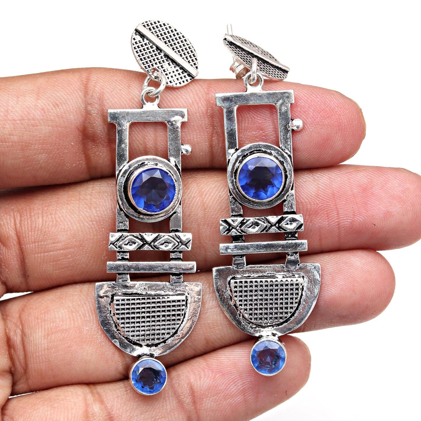 Tanzanite Earrings In 925 Sterling Silver Earrings Gemstones