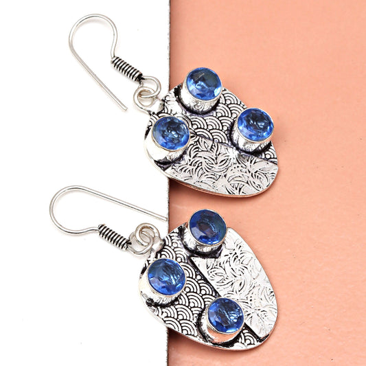 Natural Tanzanite Earring