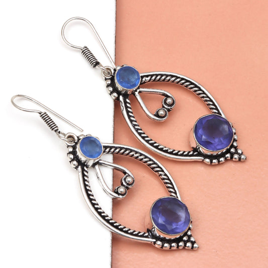 Tanzanite Earring For Wedding & Anniversary