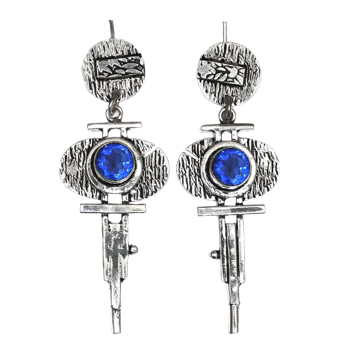 Tanzanite Earring in 925 Silver for Women & Girls