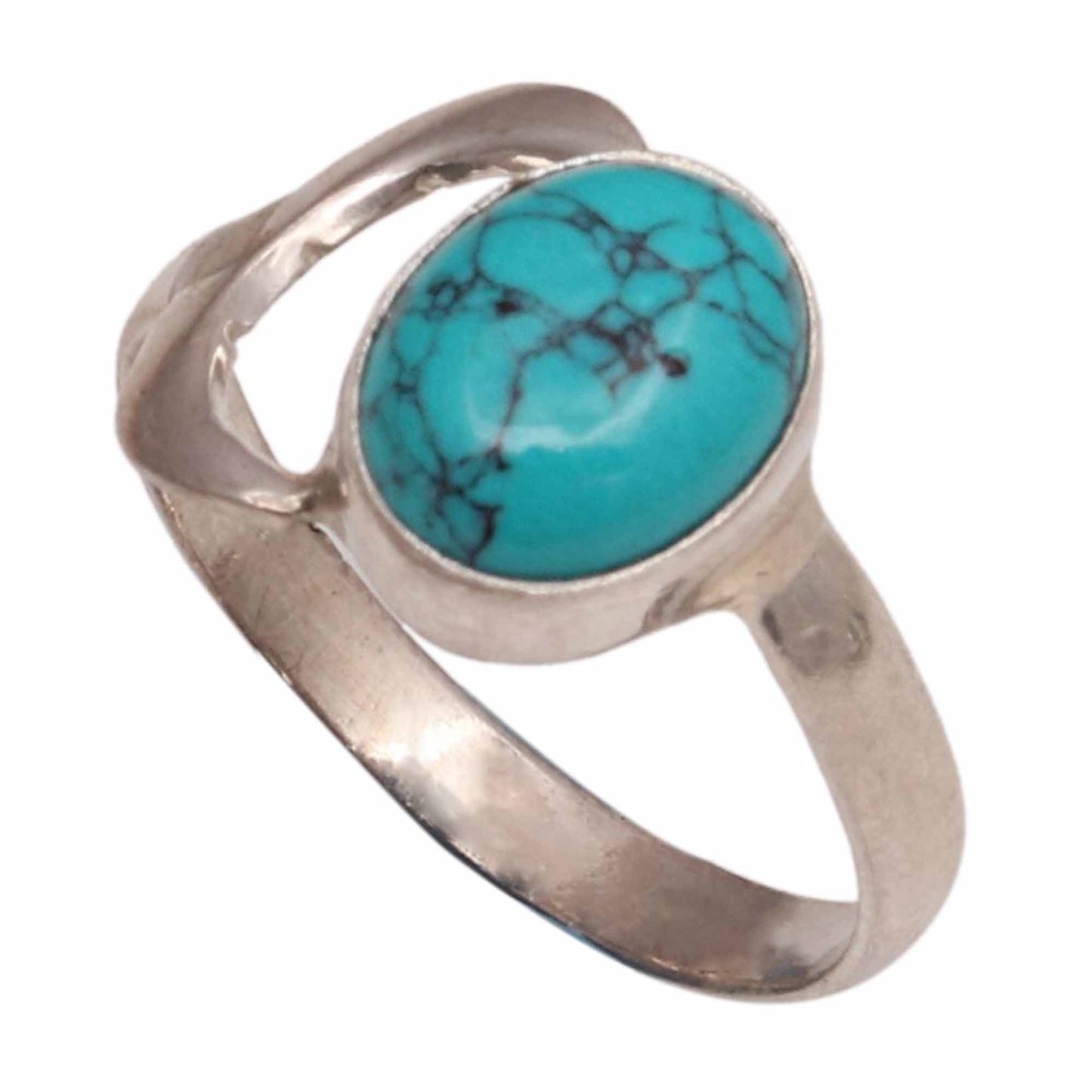 Blue Turquoise Ring In 925 sterling silver, Natural Turquoise Handmade Ring For Every Occasions