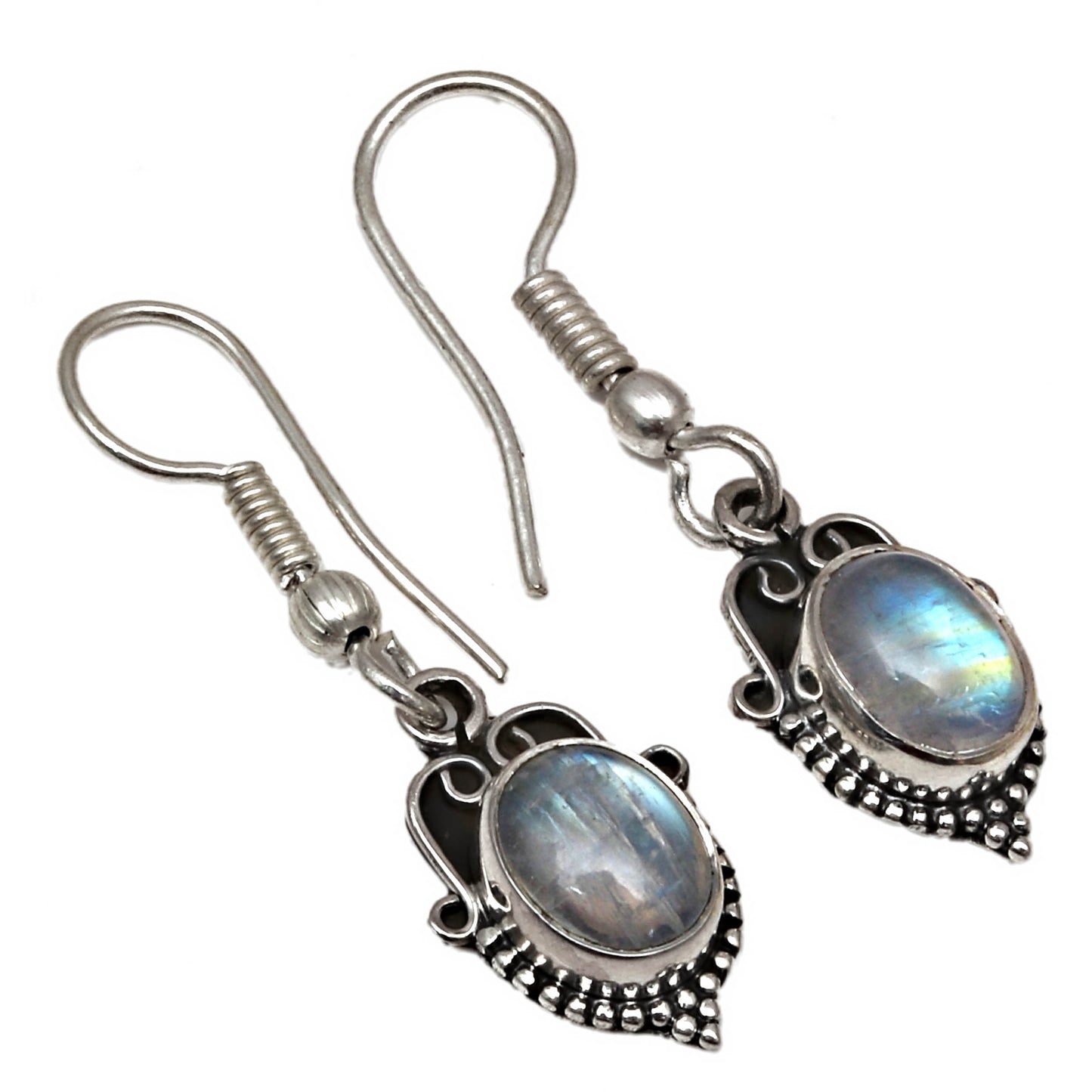 Pretty Attractive Labradorite Handmade Drop Dangle Stud Earring In 925 Sterling Silver Jewelry For Wedding & Anniversary