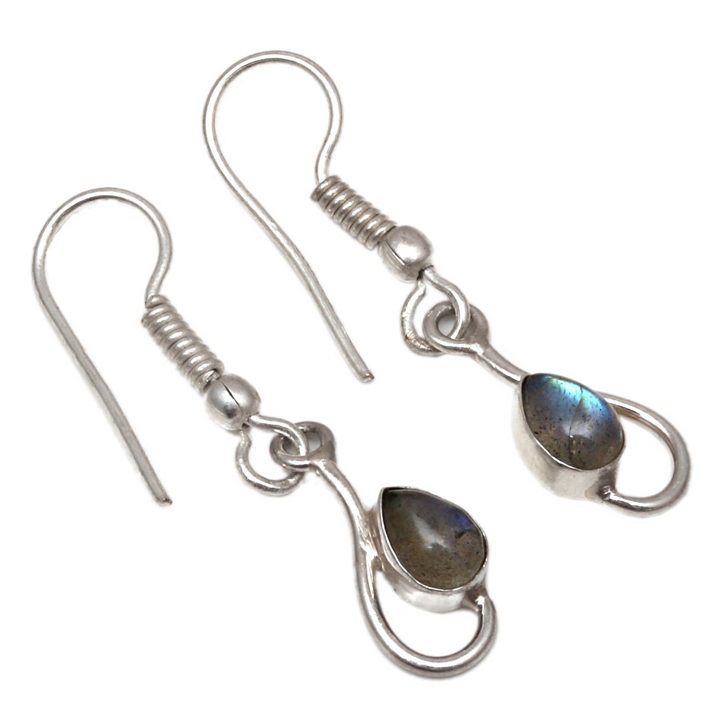 Pretty Attractive Labradorite Handmade Drop Dangle Stud Earring In 925 Sterling Silver Jewelry For Wedding & Anniversary