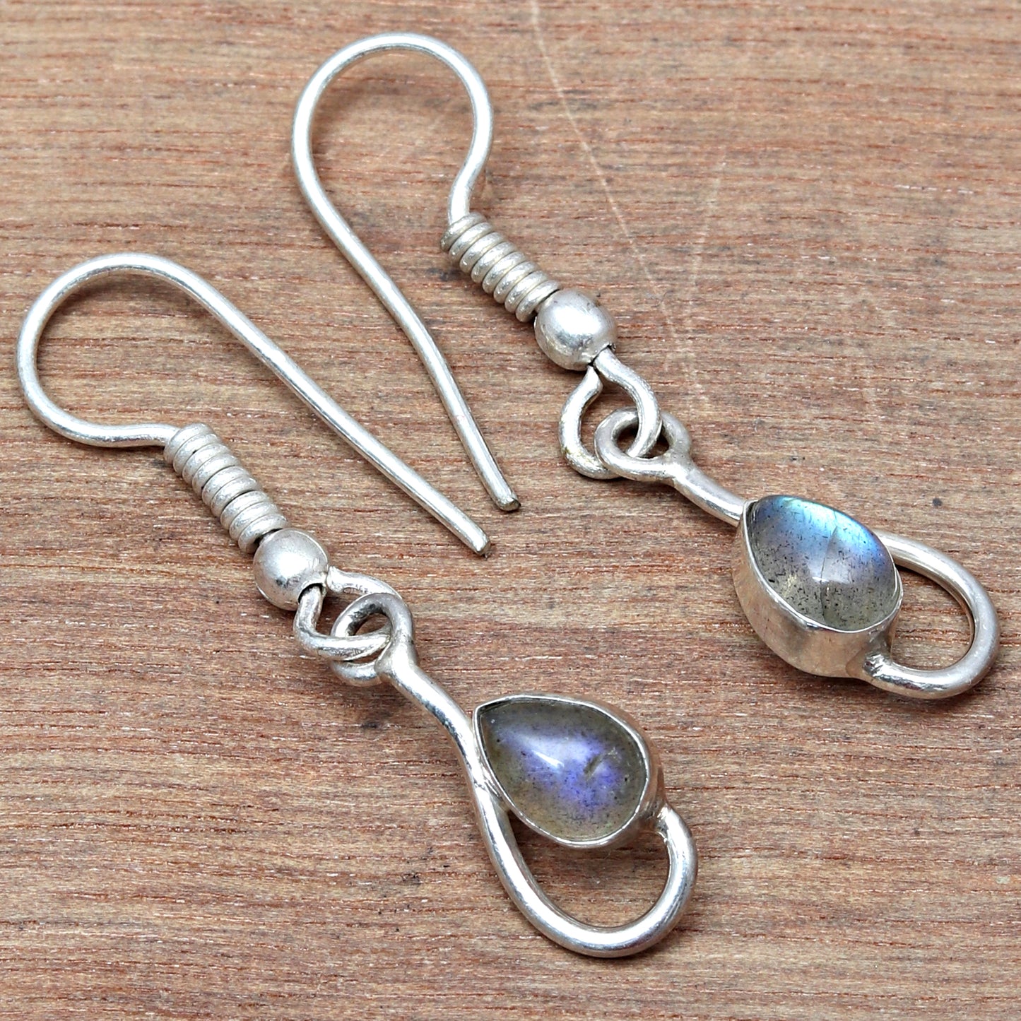 Pretty Attractive Labradorite Handmade Drop Dangle Stud Earring In 925 Sterling Silver Jewelry For Wedding & Anniversary