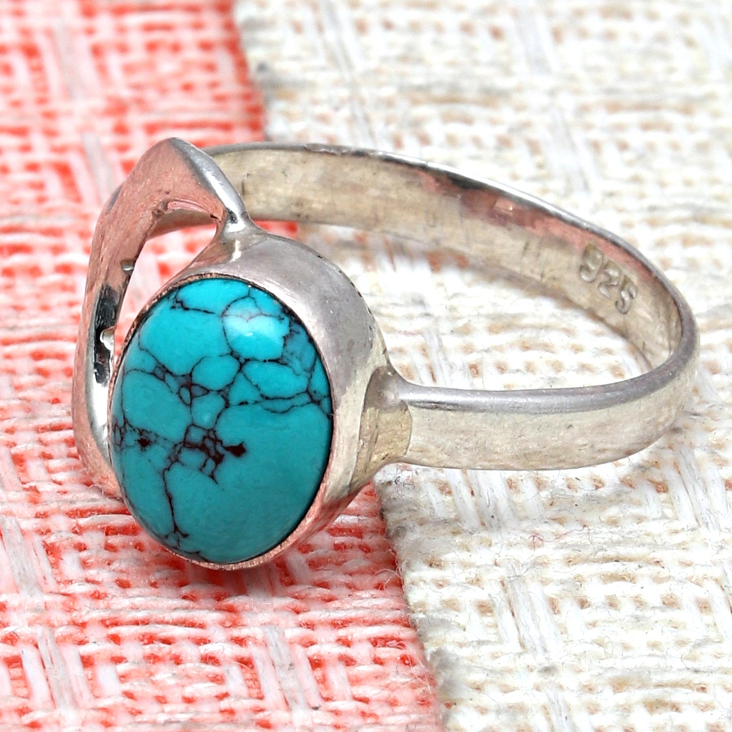 Blue Turquoise Ring In 925 sterling silver, Natural Turquoise Handmade Ring For Every Occasions