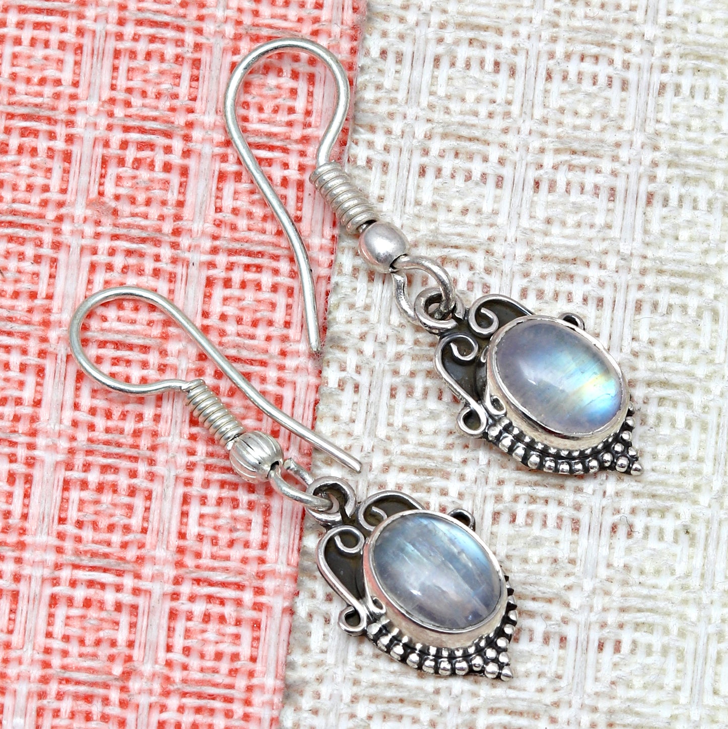 Pretty Attractive Labradorite Handmade Drop Dangle Stud Earring In 925 Sterling Silver Jewelry For Wedding & Anniversary