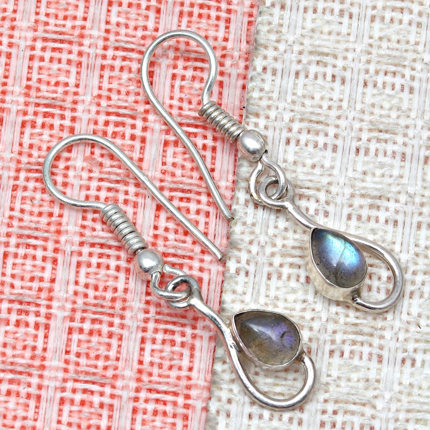 Pretty Attractive Labradorite Handmade Drop Dangle Stud Earring In 925 Sterling Silver Jewelry For Wedding & Anniversary