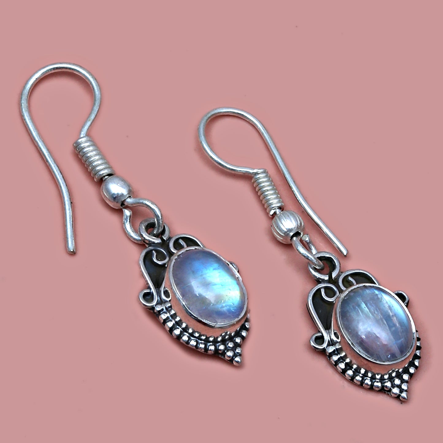 Pretty Attractive Labradorite Handmade Drop Dangle Stud Earring In 925 Sterling Silver Jewelry For Wedding & Anniversary