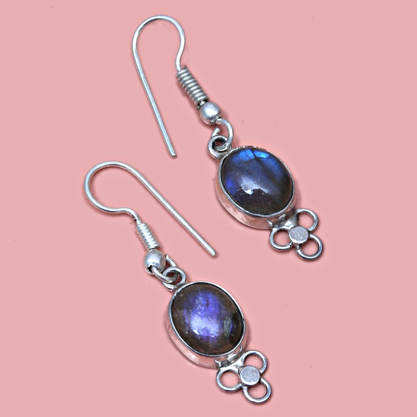 Pretty Attractive Labradorite Handmade Drop Dangle Stud Earring In 925 Sterling Silver Jewelry For Wedding & Anniversary