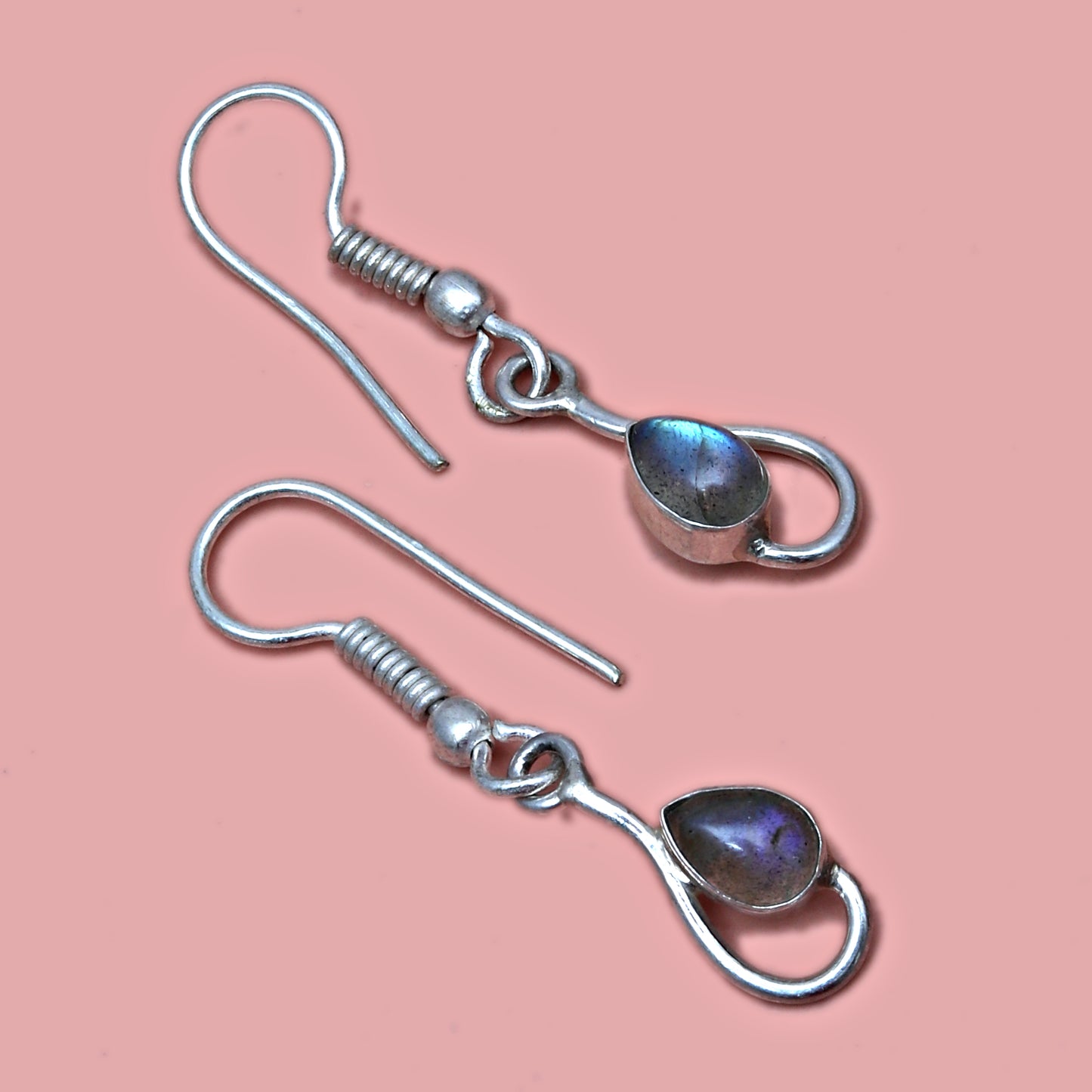 Pretty Attractive Labradorite Handmade Drop Dangle Stud Earring In 925 Sterling Silver Jewelry For Wedding & Anniversary